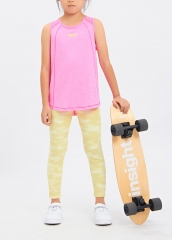 Hot Selling Fitness Sport Custom Print Children Activewear Kids Yoga Pants For Girl