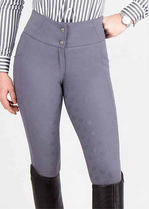 Custom Silicone Women's Riding Breeches Pants With Phone Pocket