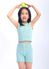 Fashion Quick Drying Reversible Daily Sports Set For Girls