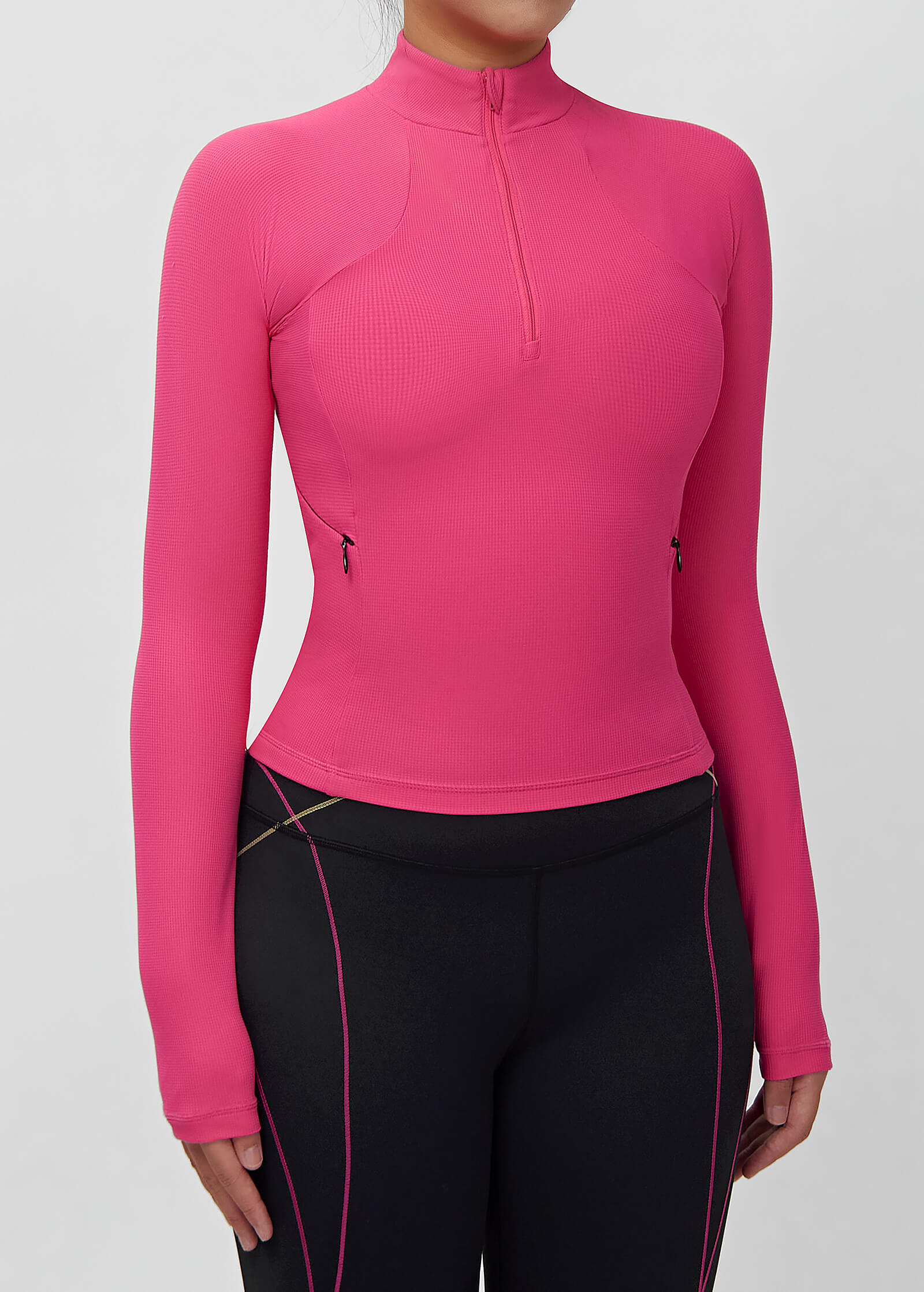 Workout Sportswear Top Breathable Fitness Women Long Sleeve Crop Slim Fit T Shirt